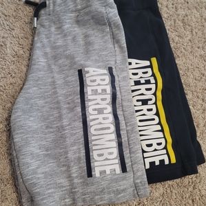 Abercrombie Boys fleece shorts  7/8 & 9/10 .
